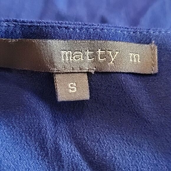 NWOT Matty m blue dress - Picture 4 of 4